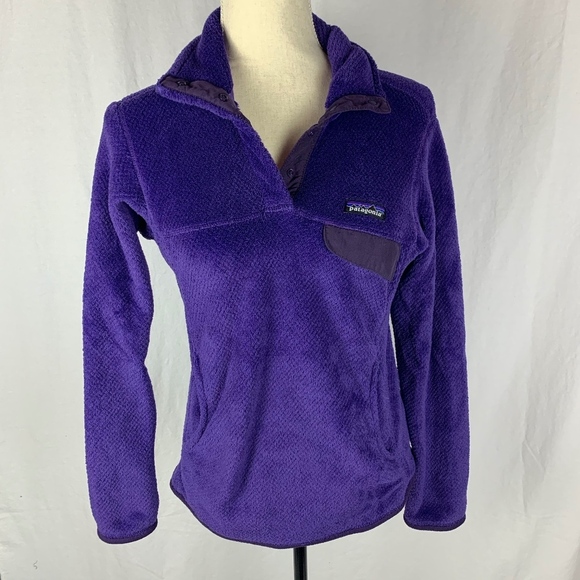 patagonia purple sweatshirt - Picture 1 of 6